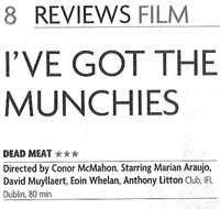 Irish Times review headline Irish Times review headline